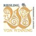 Von Winning Estate Riesling Trocken 2019 Front Label