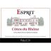 Maison Brotte Esprit Cotes du Rhone Rouge 2019 Front Label
