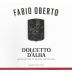 Fabio Oberto Dolcetto d'Alba 2018 Front Label