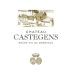 Chateau Castegens 2018 Front Label