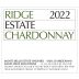 Ridge Estate Chardonnay 2022 Front Label