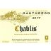 Alain Gautheron Chablis 2017 Front Label