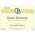 Christophe Buisson Saint-Romain Blanc 2014 Front Label