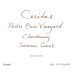 Ceritas Porter Bass Vineyard Chardonnay 2017 Front Label