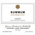 Evening Land Seven Springs Vineyard Summum Chardonnay 2023 Front Label