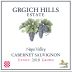 Grgich Hills Estate Cabernet Sauvignon (375ML half-bottle) 2018 Front Label