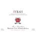 Les Alexandrins Syrah 2020 Front Label
