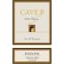 Cave B Estate Winery Riesling 2015 Front Label