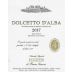 Bruno Giacosa Falletto Dolcetto d'Alba 2017 Front Label