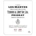 Terroir Al Limit Les Manyes 2017 Front Label