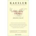 Kaesler Barossa Valley Old Vine Shiraz 2014 Front Label