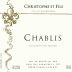Domaine Christophe et Fils Chablis 2016 Front Label