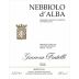 Giacosa Fratelli Nebbiolo d'Alba 2021 Front Label