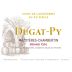 Dugat-Py Mazoyeres-Chambertin Grand Cru 2021 Front Label