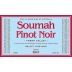 Soumah Single Vineyard Pinot Noir 2017 Front Label