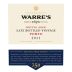 Warre's Late Bottled Vintage Port 2011 Front Label