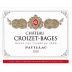 Chateau Croizet-Bages 2020 Front Label