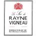 Chateau Rayne Vigneau Le Sec de Rayne Vigneau 2016 Front Label