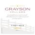 Grayson Cellars Pinot Noir 2020 Front Label