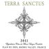 Terra Sanctus Cotes du Rhone Villages 2011 Front Label