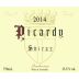 Picardy Shiraz 2014 Front Label