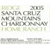 Ridge Home Ranch Chardonnay 2005 Front Label