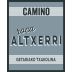 Camino Roca Altxerri Txakoli 2018 Front Label