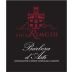 Villa Remotti Barbera d'Asti 2012 Front Label