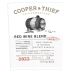 Cooper & Thief Bourbon Barrel Aged Red 2022 Front Label