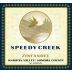 Speedy Creek Winery Zinfandel 2012 Front Label