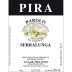 Luigi Pira Barolo Serralunga 2021 Front Label