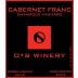 O.S Winery Champoux Vineyards Cabernet Franc 2009 Front Label