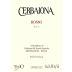 Cerbaiona V.D.T. Rosso Front Label