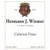 Hermann J. Wiemer Cabernet Franc 2021 Front Label