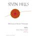 Seven Hills Winery McClellan Estate Vineyard Malbec 2013 Front Label