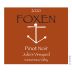Foxen Julia's Vineyard Pinot Noir 2020 Front Label