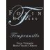 Folin Cellars Tempranillo 2012 Front Label