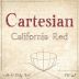 Cartesian California Red 2015 Front Label