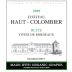 Chateau Haut-Colombier Blanc 2019 Front Label