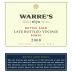 Warre's Late Bottled Vintage Port 2008 Front Label