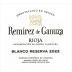 Remirez de Ganuza Blanco Reserva 2022 Front Label