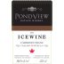 Pondview Estate Winery Cabernet Franc Icewine 2015 Front Label