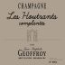 Geoffroy Les Houtrants Complantes Brut Nature Premier Cru Front Label