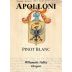 Apolloni Vineyards Pinot Blanc 2008 Front Label