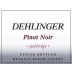 Dehlinger Goldridge Pinot Noir 2020 Front Label