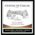 Chateau Du Caillau Cahors 2024 Front Label