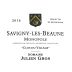 Domaine Julien Gros Savigny-les-Beaune Clos du Village Monopole Blanc 2016 Front Label