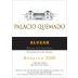 Alvear Bodega Palacio Quemado Reserva 2000 Front Label