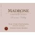 Madrone Estate Sonoma Valley Old Vine Zinfandel 2013 Front Label