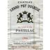 Chateau Grand-Puy-Ducasse 1988 Front Label